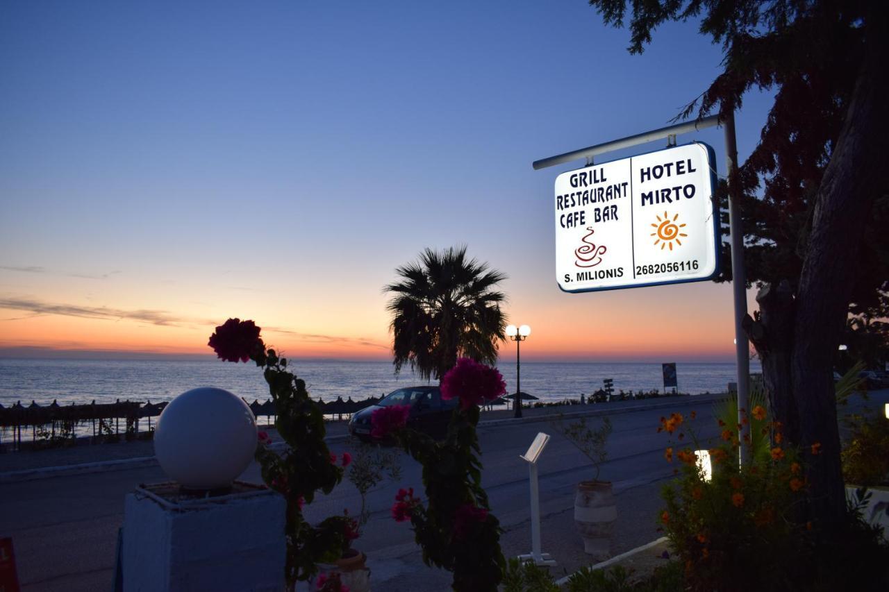 Mirto Beach Hotel & Restaurant Паралия Враху Екстериор снимка